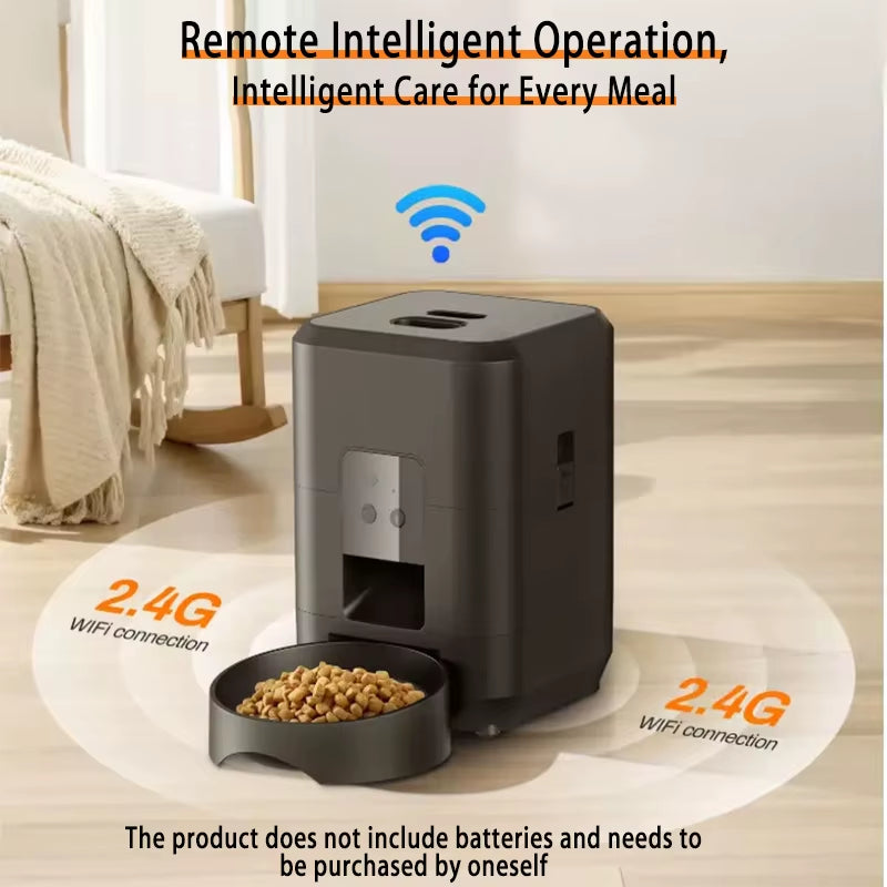 2L Smart Pet Feeder Automatic Cat Food Dispenser Cat Dog Bowl Automatic Cat Feeder Dog Slow Food Machine with Timed Quantitative
