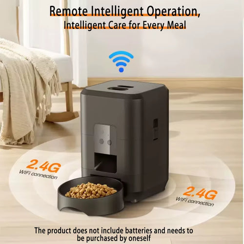 2L Smart Pet Feeder Automatic Cat Food Dispenser Cat Dog Bowl Automatic Cat Feeder Dog Slow Food Machine with Timed Quantitative