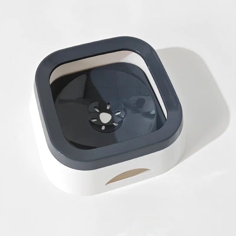 Dog Drinking Water Bowl Floating Non-Wetting Mouth Cat Bowl without Spill Drinking Water Dispenser Plastic Anti-Over Dog Bowl