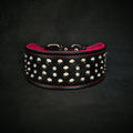 Dog Collar – Wide Soft Leather, 2.8 Inch, Large Breeds