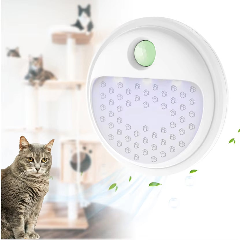 Smart Cat Odor Purifier 4000Mah Rechargeable for Cat Litter Box Deodorizer Pet Toilet Air Purifier Dog Cat Litter Deodorant