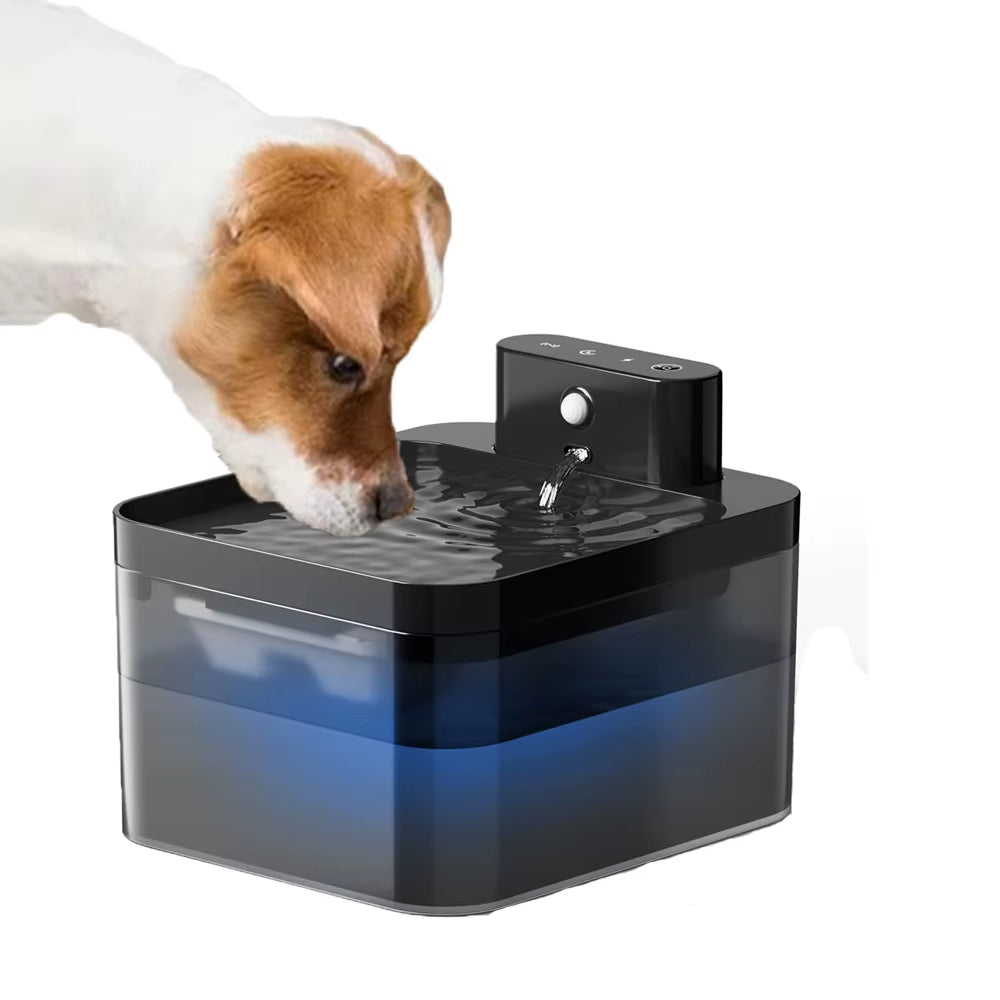 Automatic Cat Water Fountain Wireless Pet Water Dispenser for Dog Cat 2.2L Infrared Sensor Smart Pet Drinkier Accessories