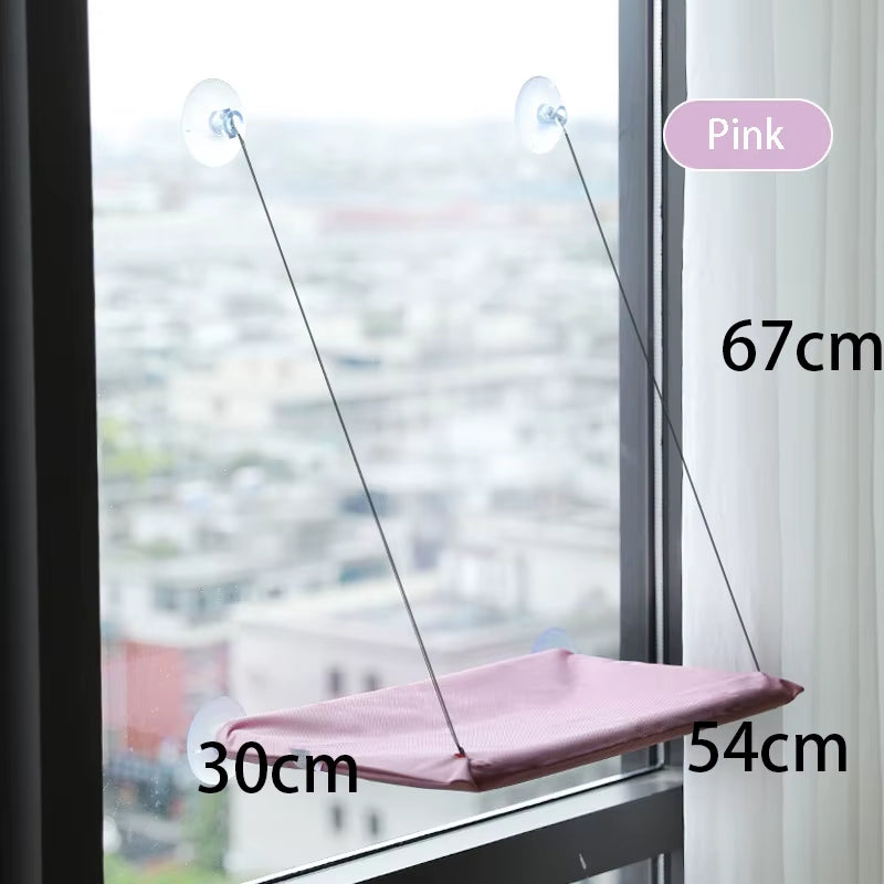 Cat Hammock Window Hanger Cat Hammock Washable Detachable Pet Bed Suction Shelf Bag Beds Seat for Cat Sleeping Pet Supplies