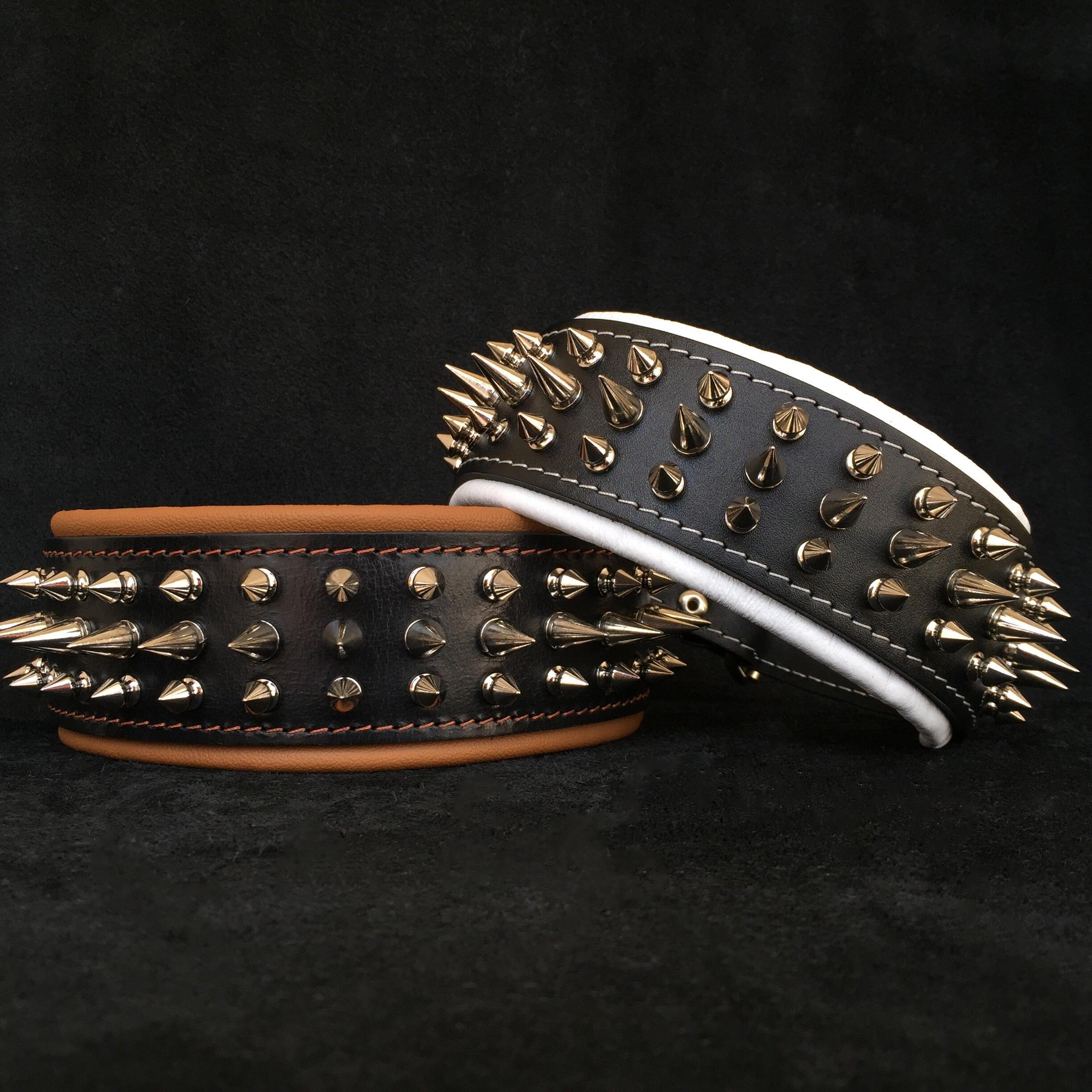 Dog Collar – Premium Leather, Bold Design, Large Breeds
