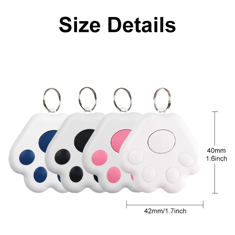 Smart Mini GPS Tracker Bluetooth Anti-Lost Device for Kids Bag Pet Locator Compatible with Ios and Android