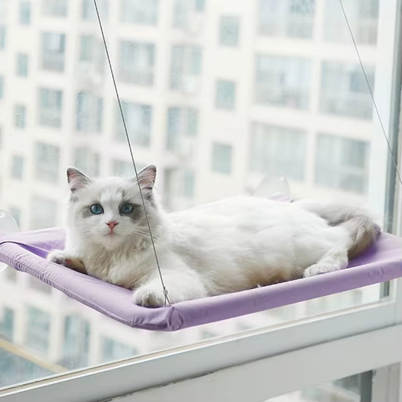 Cat Hammock Window Hanger Cat Hammock Washable Detachable Pet Bed Suction Shelf Bag Beds Seat for Cat Sleeping Pet Supplies
