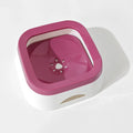 Dog Drinking Water Bowl Floating Non-Wetting Mouth Cat Bowl without Spill Drinking Water Dispenser Plastic Anti-Over Dog Bowl