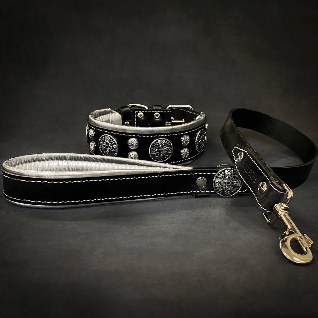 Dog Collar – Premium Leather, Adjustable, Large Breeds