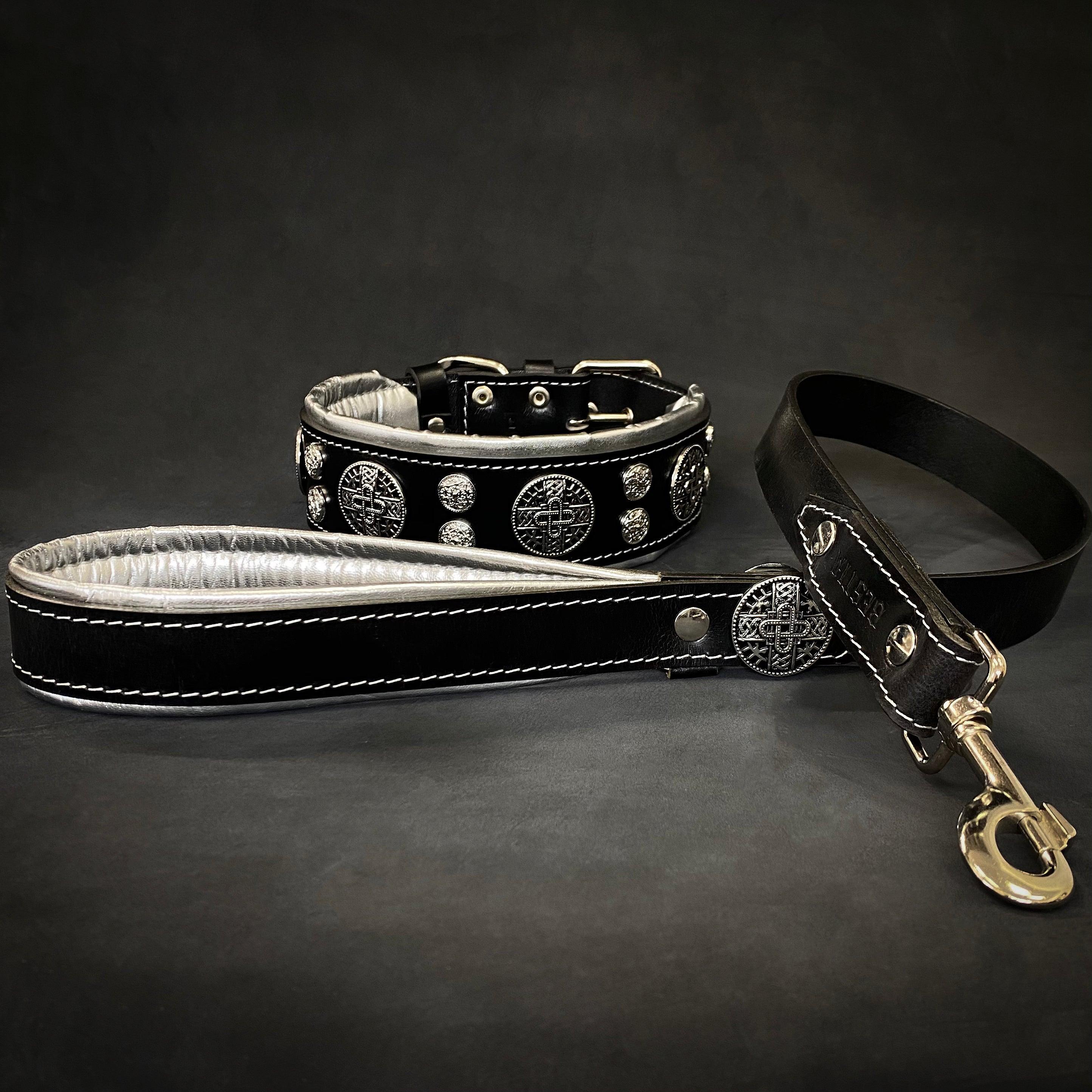 Dog Collar – Premium Leather, Adjustable, Large Breeds