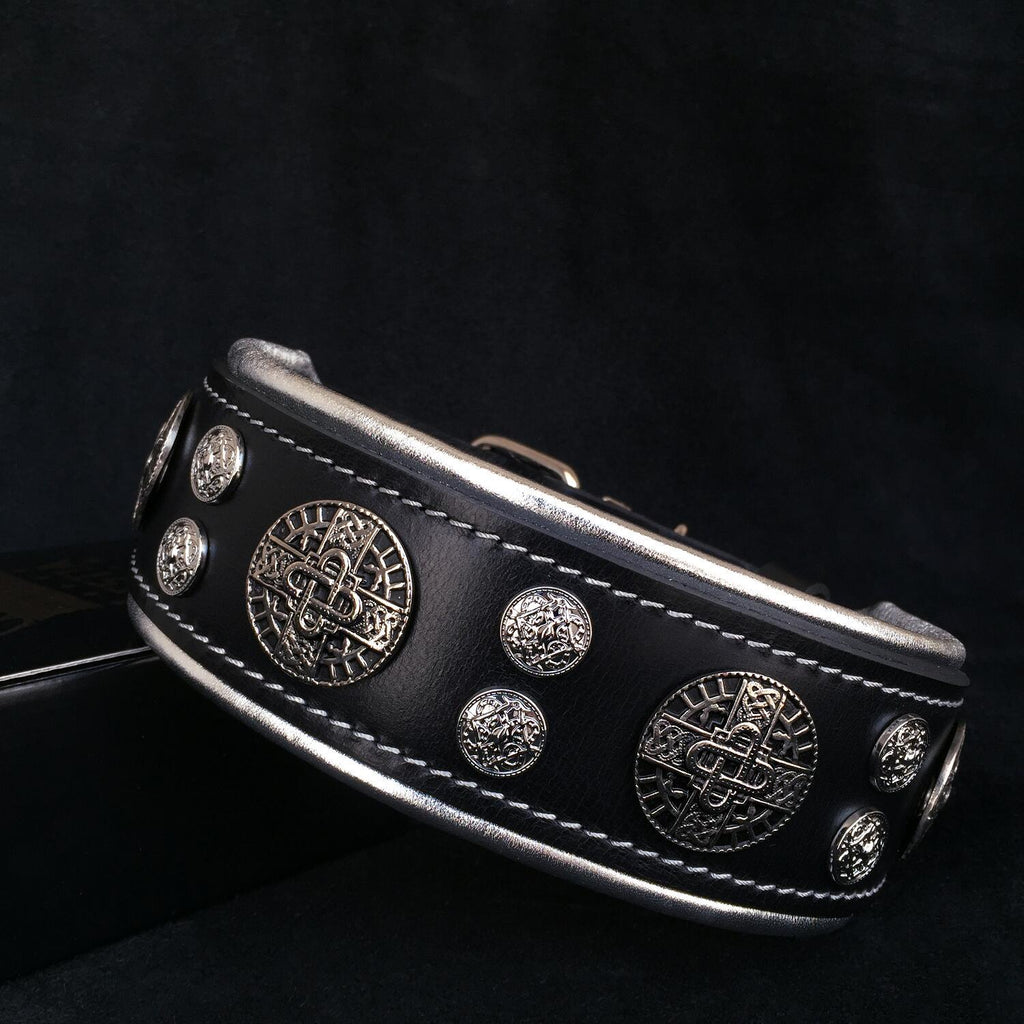 Dog Collar – Premium Leather, Adjustable, Large Breeds