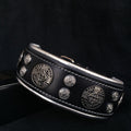 Dog Collar – Premium Leather, Adjustable, Large Breeds